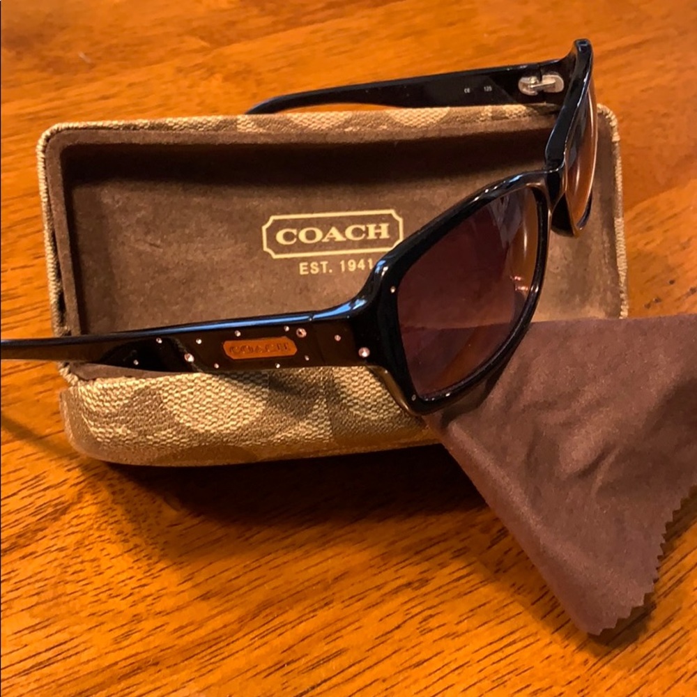 Black/Pink Coach “Chelsea” Sunglasses